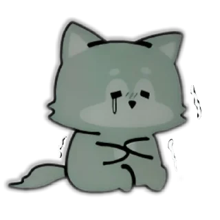 🐱-Слезы на увядших цветах @Tearsonwitheredflowers, Telegram Sticker