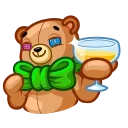 🍷-Scarf Ace, Telegram Sticker