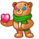 ❤️-Scarf Ace, Telegram Sticker