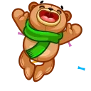 😄-Scarf Ace, Telegram Sticker