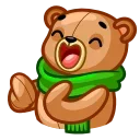 👏-Scarf Ace, Telegram Sticker