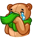 😭-Scarf Ace, Telegram Sticker