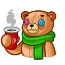 ☕️-Scarf Ace, Telegram Sticker