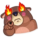 😡-Honey Bear, Telegram Sticker
