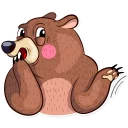 ☺️-Honey Bear, Telegram Sticker