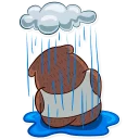 😞-Honey Bear, Telegram Sticker