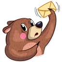 ✉-Honey Bear, Telegram Sticker