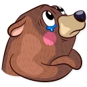 😢-Honey Bear, Telegram Sticker