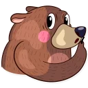 🤐-Honey Bear, Telegram Sticker