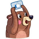 👍-Honey Bear, Telegram Sticker