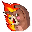 😡-Honey Bear, Telegram Sticker