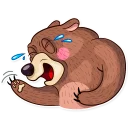 😂-Honey Bear, Telegram Sticker