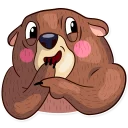 😅-Honey Bear, Telegram Sticker