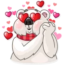 😍-Ted Frosty, Telegram Sticker