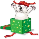 🎁-Ted Frosty, Telegram Sticker
