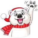 👋-Ted Frosty, Telegram Sticker