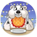 🍴-Ted Frosty, Telegram Sticker