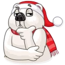 🤔-Ted Frosty, Telegram Sticker