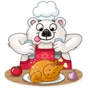 👩-Ted Frosty, Telegram Sticker