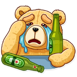 😭-Ted, Telegram Sticker