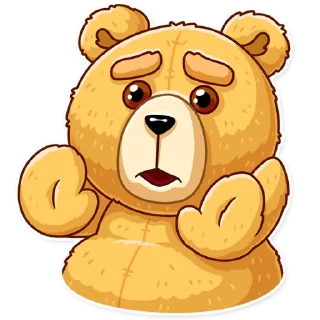😨-Ted, Telegram Sticker