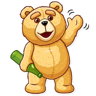 👋-Ted, Telegram Sticker