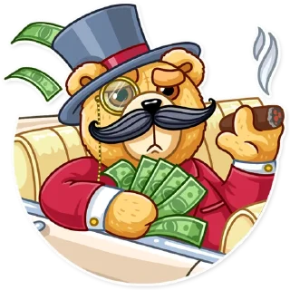 🤑-Ted, Telegram Sticker