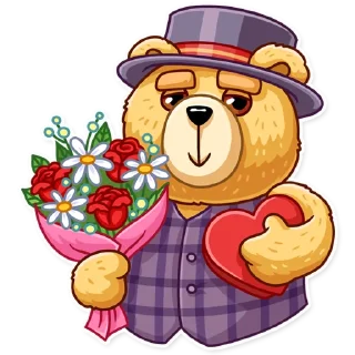 💐-Ted, Telegram Sticker
