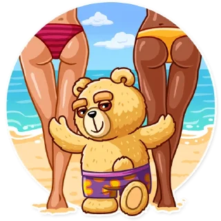 😏-Ted, Telegram Sticker
