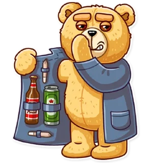 🍻-Ted, Telegram Sticker