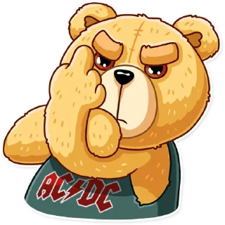 🖕-Ted, Telegram Sticker