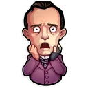 😱-Great Minds, Telegram Sticker