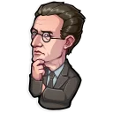 🤔-Great Minds, Telegram Sticker