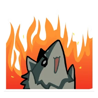 🔥-Wolf Link, Telegram Sticker