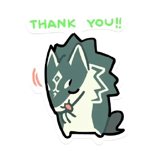 🙏-Wolf Link, Telegram Sticker