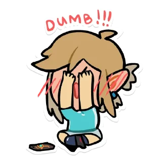 🤦-Wolf Link, Telegram Sticker