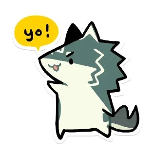 👋-Wolf Link, Telegram Sticker