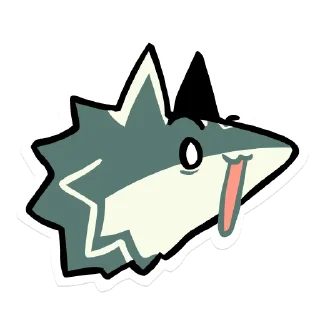 😱-Wolf Link, Telegram Sticker