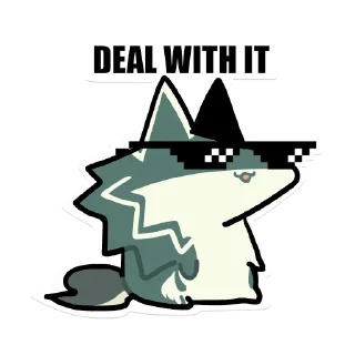 😎-Wolf Link, Telegram Sticker