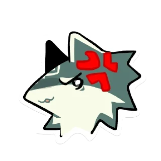 💢-Wolf Link, Telegram Sticker