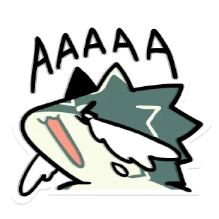😭-Wolf Link, Telegram Sticker