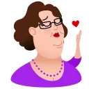 😘-The Office, Telegram Sticker