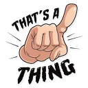 ☝️-The Addams Family, Telegram Sticker