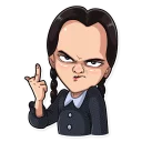 🖕-The Addams Family, Telegram Sticker