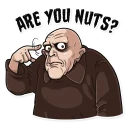 🙄-The Addams Family, Telegram Sticker