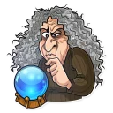 🤔-The Addams Family, Telegram Sticker