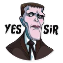 👌-The Addams Family, Telegram Sticker