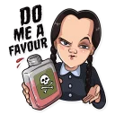 🤨-The Addams Family, Telegram Sticker