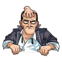 😠-The Addams Family, Telegram Sticker