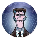 🌧-The Addams Family, Telegram Sticker